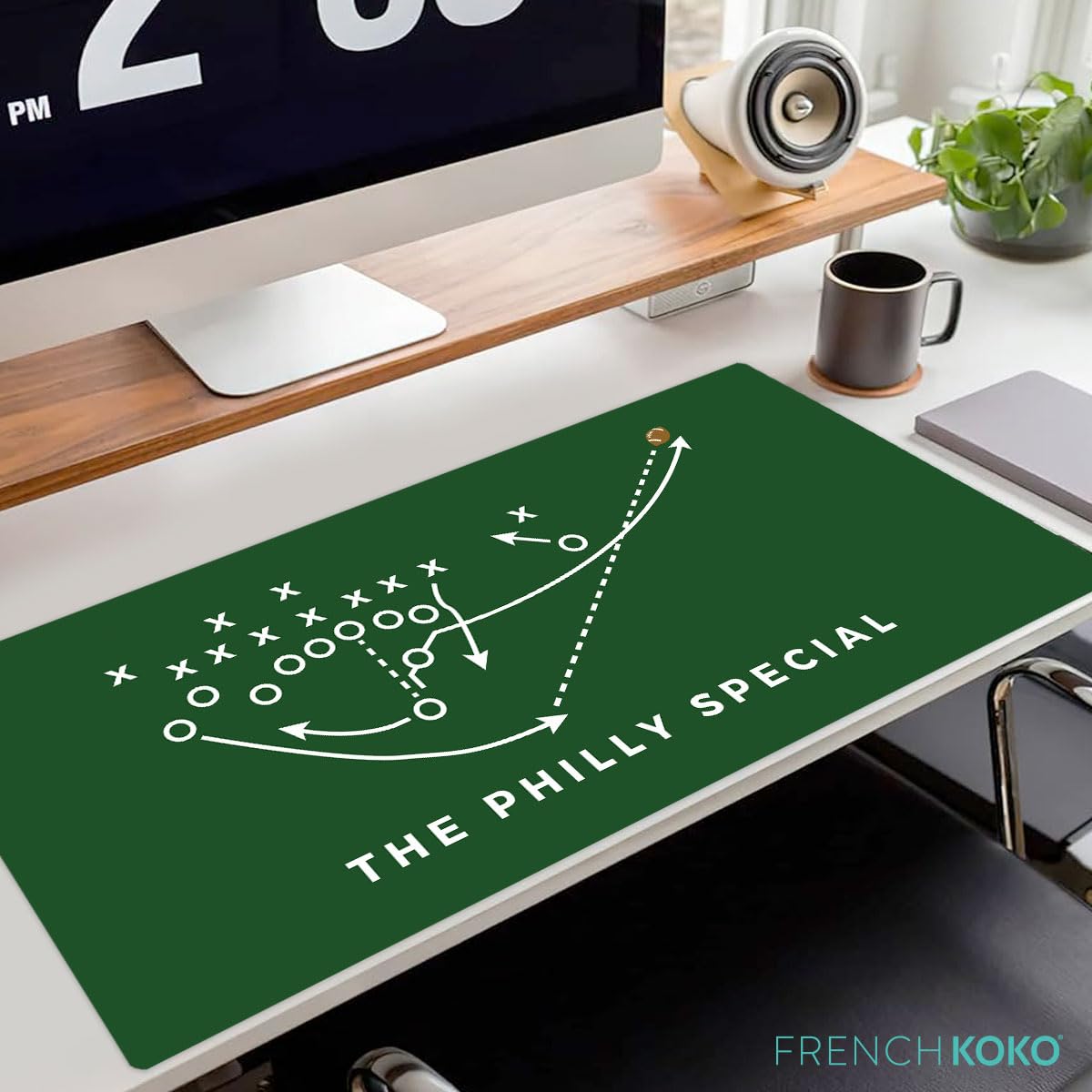 French Koko - Alfombrilla de ratón para teclado (tamaño grande, 31 x 38 cm)