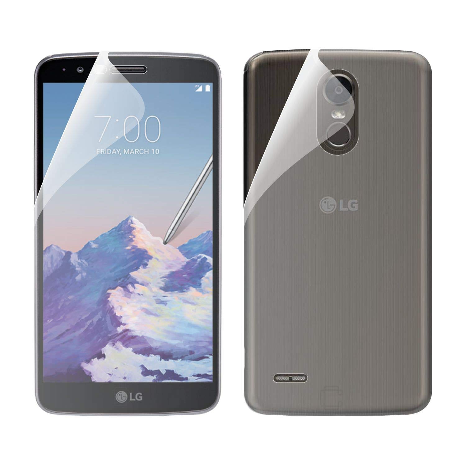 Case CreationCase Creation LG K10 Pro Front Back Protection,Screen Guard Scratch Protector for LG K10 Pro (M400DK) -Transparent