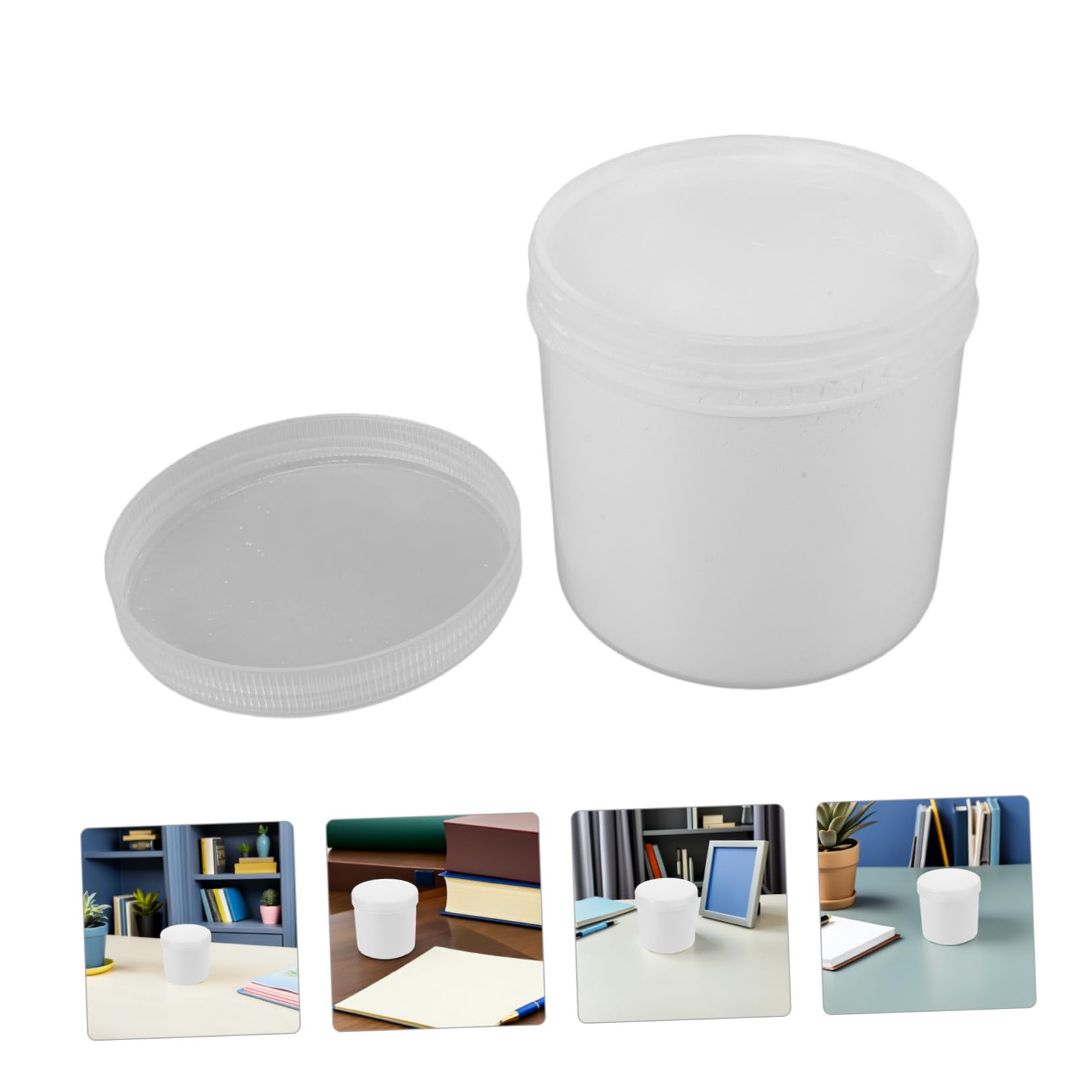 SEWACC Polvo de Yeso Fino para Moldes Cerámicos Secado Rápido Pasta de Modelar Versátil para Esculturas y Manualidades Artísticas Kit DIY