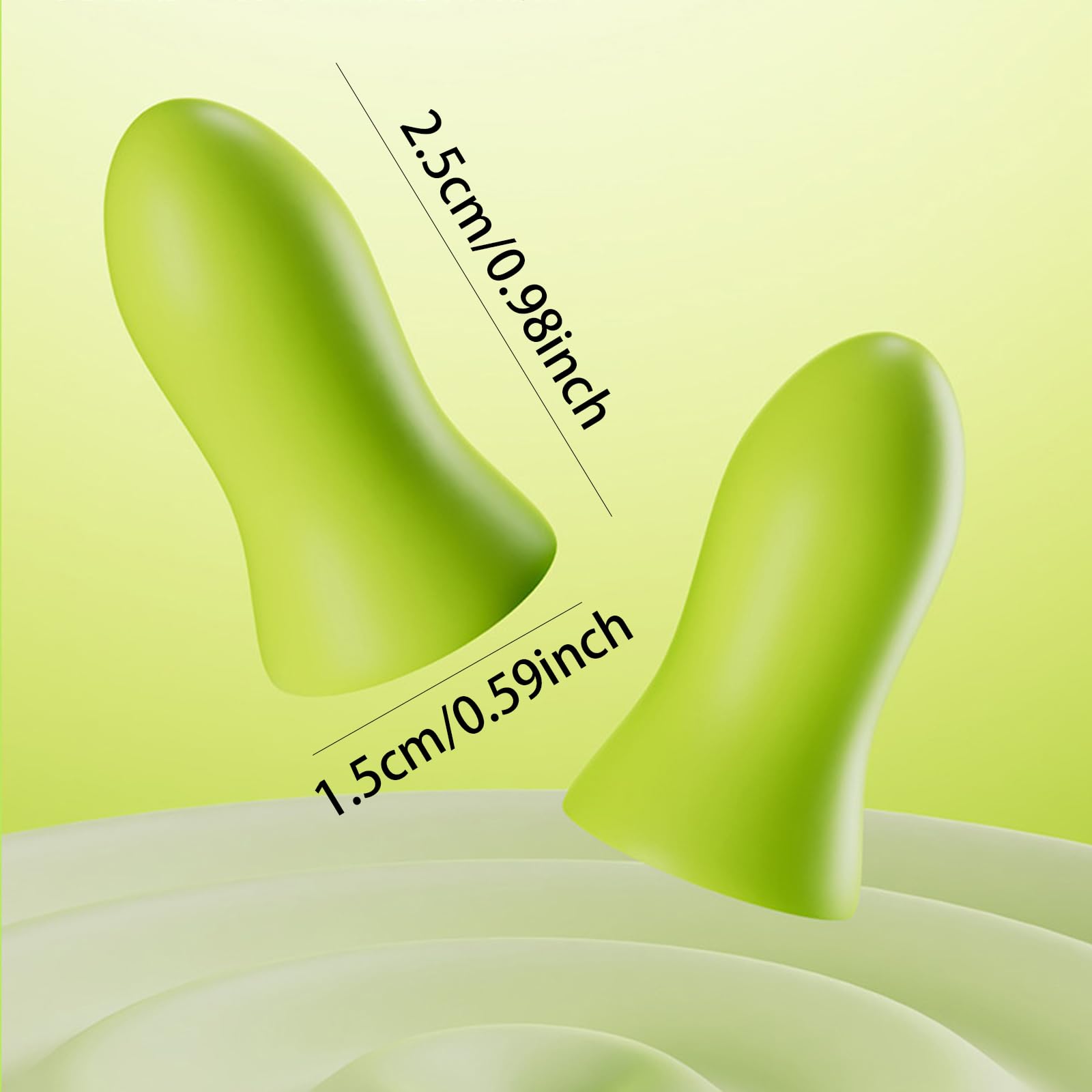 100/200/300 pares de tapones para los oídos de espuma ultrasuave, sin tapones auxiliares de silicona, para dormir, ronquidos, ruido industrial, trabajos al aire libre, color aleatorio (1 bolsa, color
