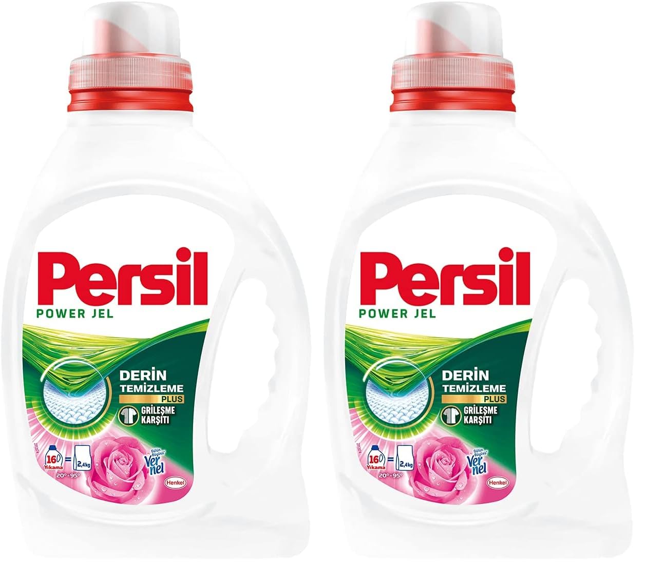 Persil Power Jel Derin Temizleme Plus Gülün Büyüsü 16 Yıkama Sıvı Çamaşır Deterjanı (1 x 1040 ml) 2li paket