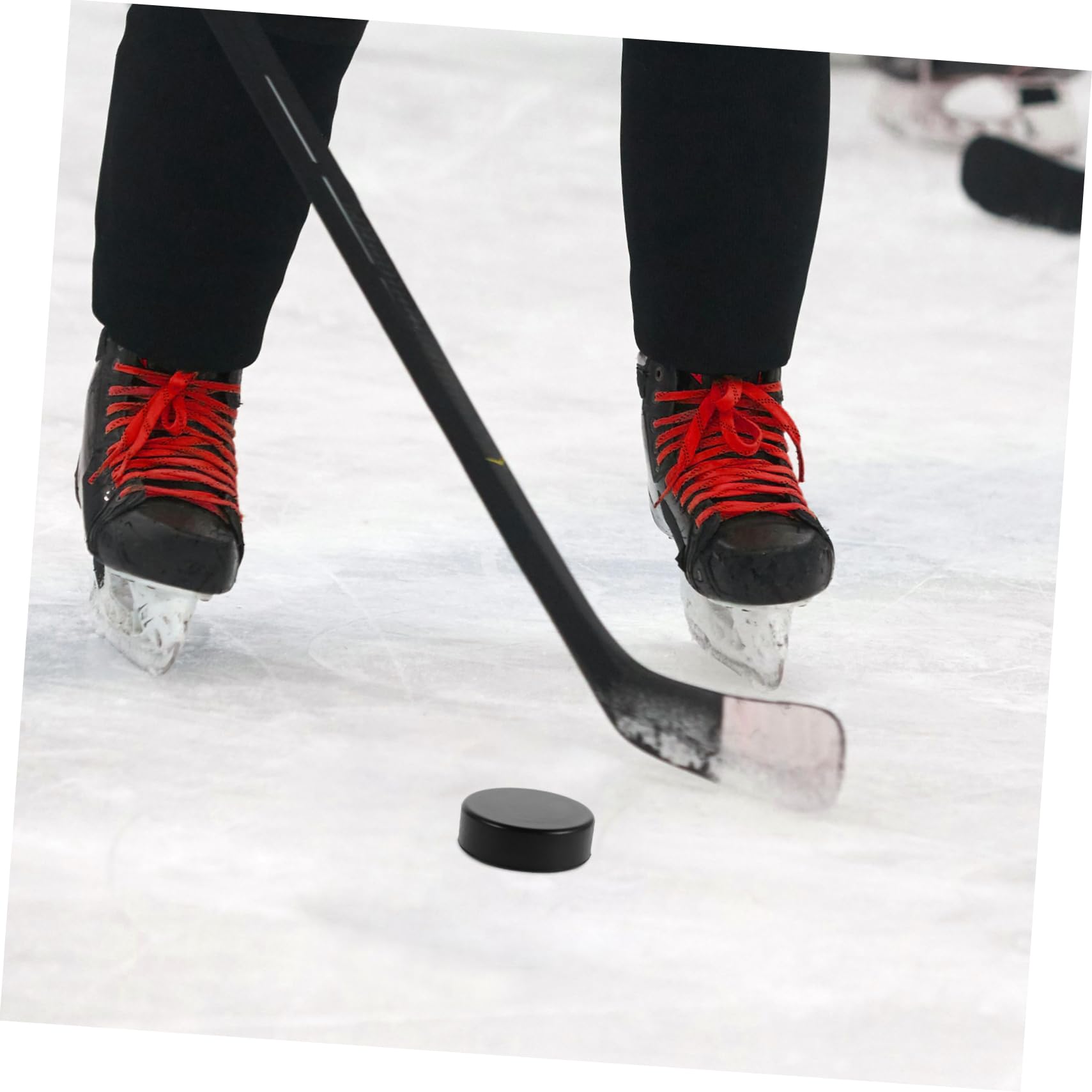 BESPORTBLE 20 Dischi da Hockey da Allenamento in Pu Neri, Leggeri e Portatili, Confezione da 20 Pezzi per Pratica Personale e Gioco da Tavolo Hockey