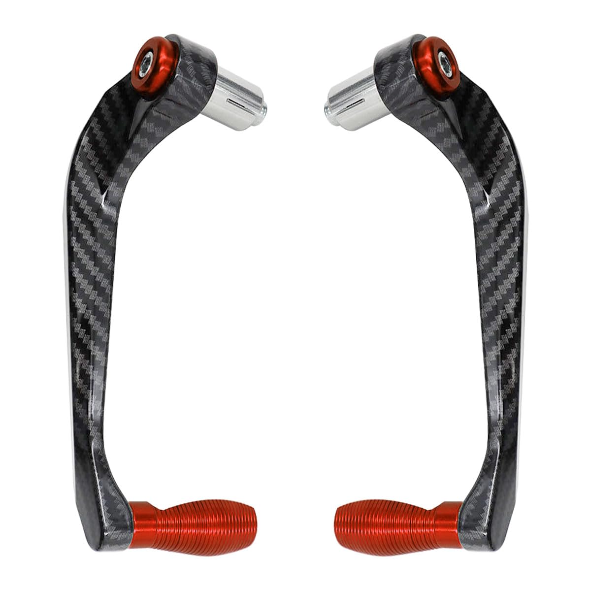 Paraleve Moto 7/8 pollici Protezione per Manubrio Leva Freno Frizione 22mm Paramani per Moto Protezione Leva Freno per Moto Protezione Frizione Freno Moto Arancione