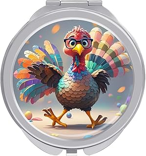 Makeup Mirror Dancing Turkey Vanity Mirror 1X...