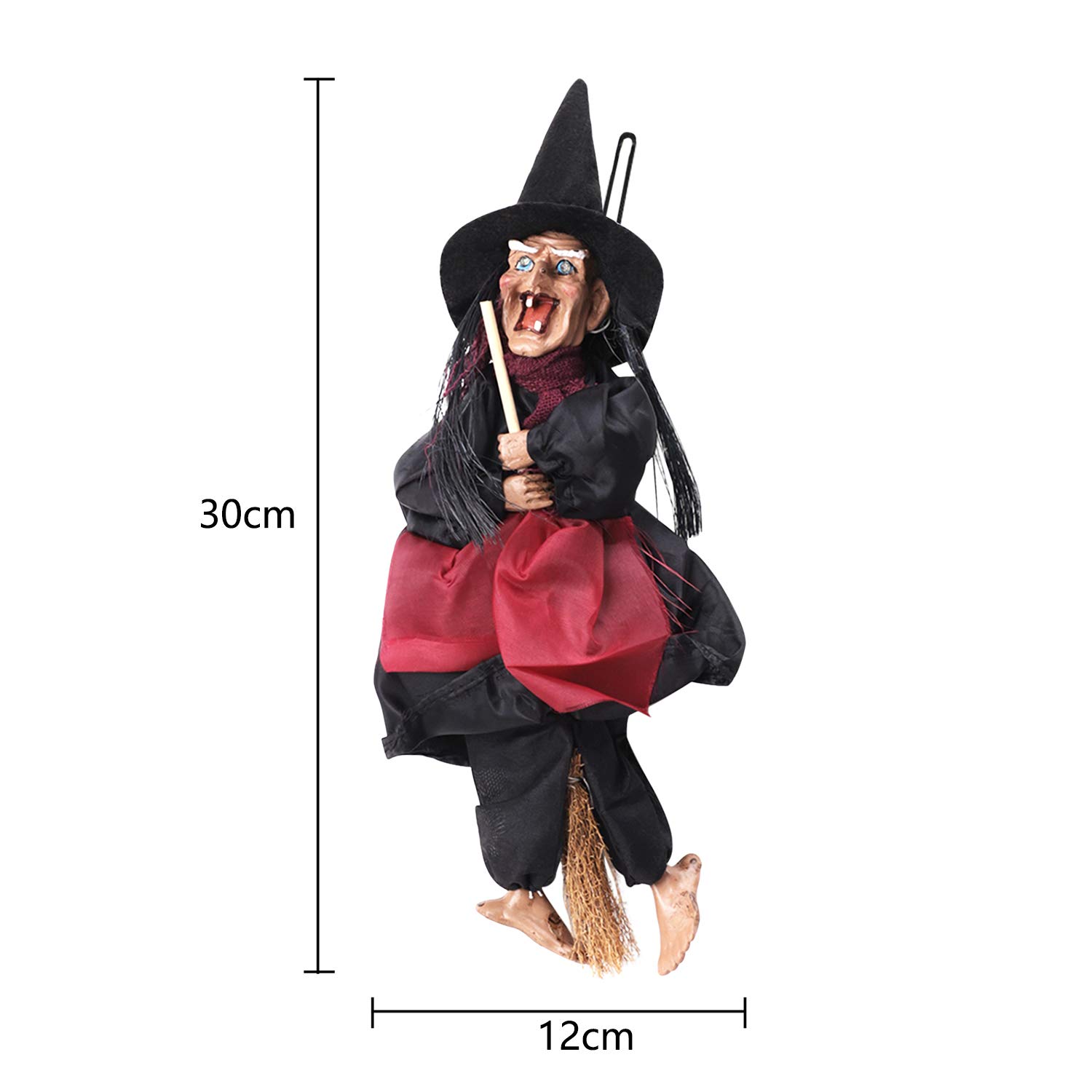 ハロウィン 魔女の人形と飾りセット30アイテム 【公式通販】