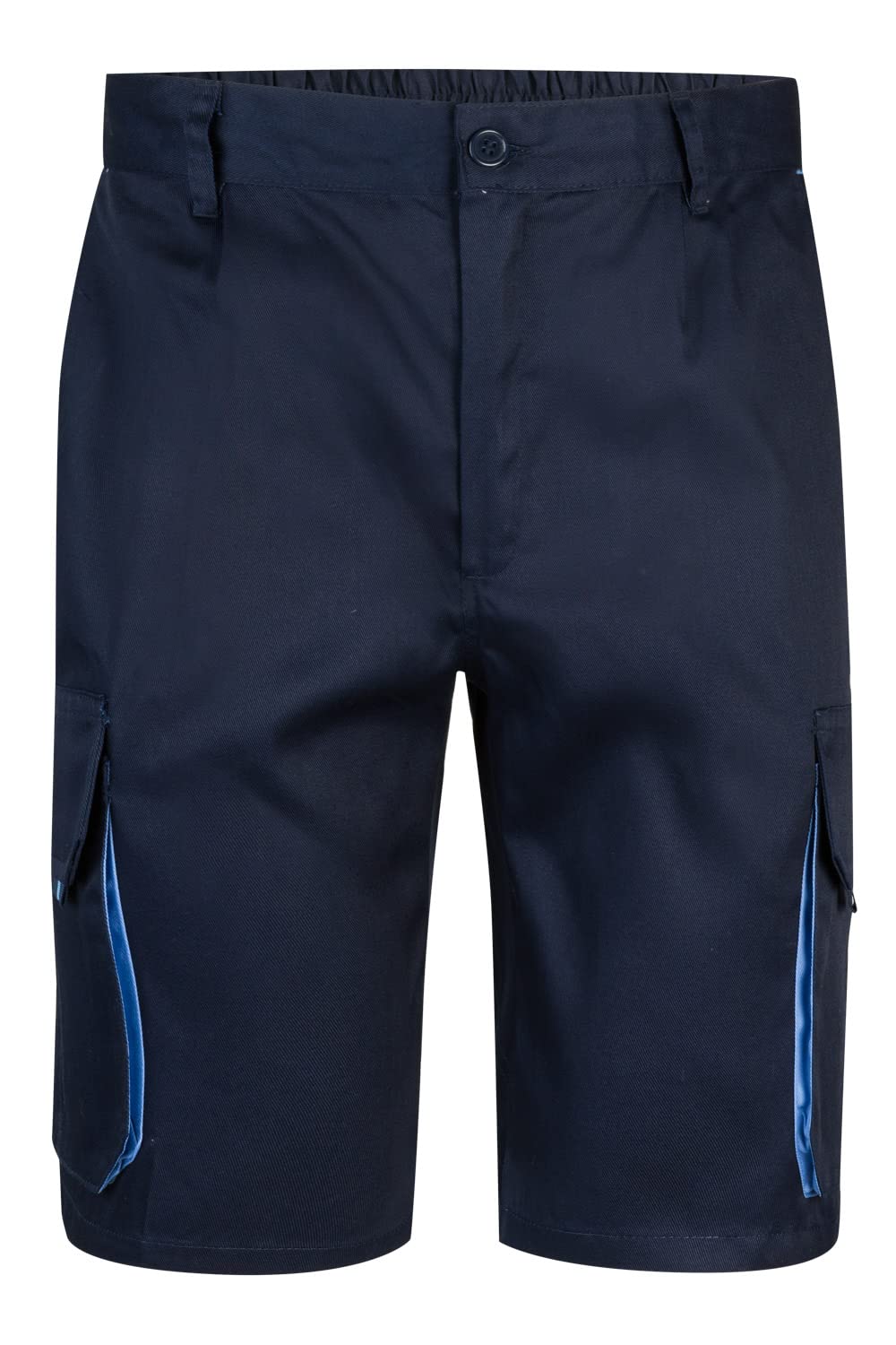 VELILLA VELILLA 103007 Bermudas Bicolor Multibolsillos, Color Azul Navy y Celeste, Talla 42