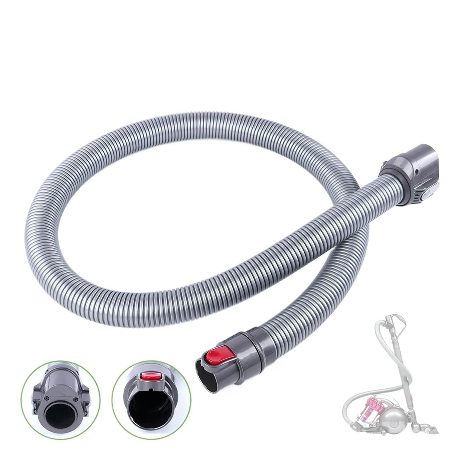 Parti Di Ricambio For Tubo Di Prolunga Con Impugnatura A Bacchetta Accessori For Aspirapolvere, Compatibile Con Dyson, Tubo Flessibile Di Ricambio For Aspirapolvere DC36