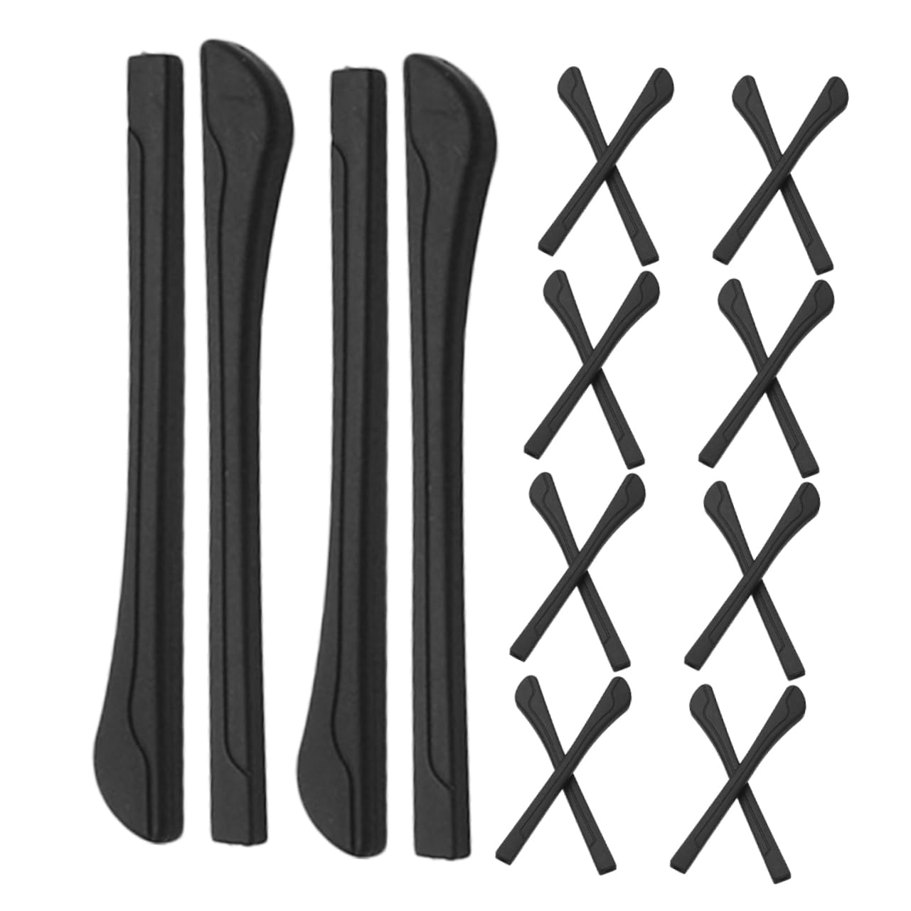 FOMIYES 20 Pcs Silicone Glasses Ear Pads Anti-Slip Eyeglass Leg Covers Replaceable Temple Sleeves for Eyewear Convenient Eyeglass Leg Holders