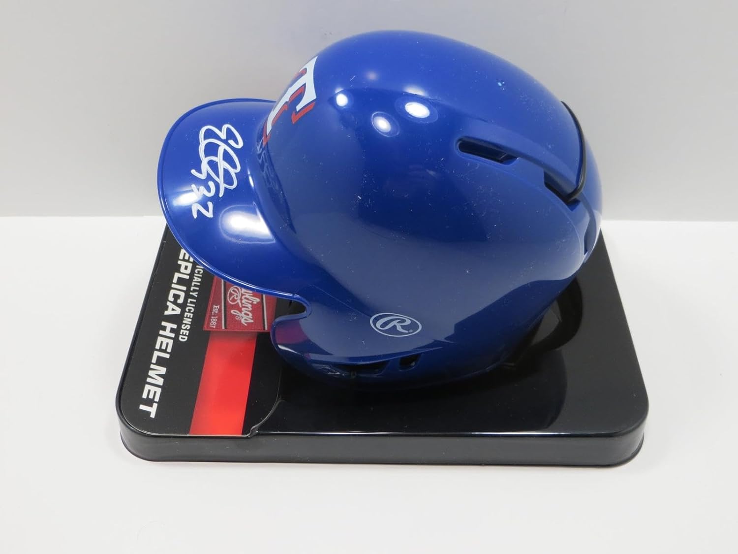 EVAN CARTER TEXAS RANGERS SIGNED Rawlings Mini Batting Helmet JSA COA - Autographed MLB Helmets
