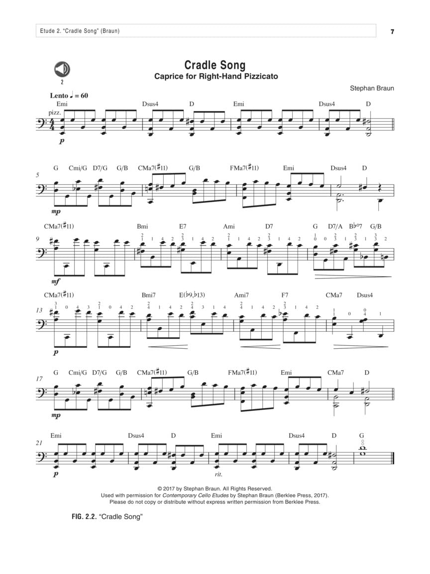 Contemporary Cello Etudes by Mike Block | Berklee Guide Cello Studies in Style and Technique | Modern Cello Sheet Music with Online Audio for Folk Jazz Rock Funk World Styles and Improvisation