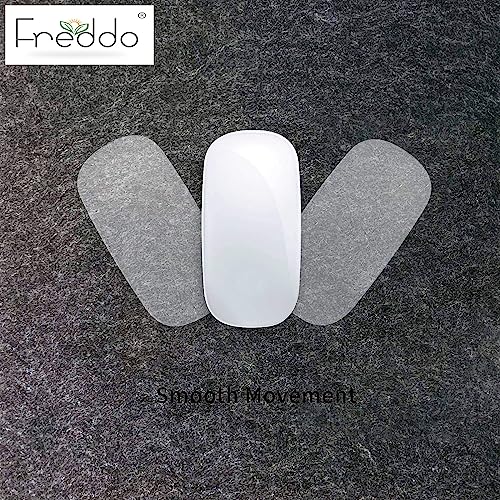 Image of FREDDO Felt Desk Mat Pad for Desktop Laptop Keyboard Gaming Mouse Pad for Home and Office (26 x 12 inch) Black Color, Pack of 1 Piece