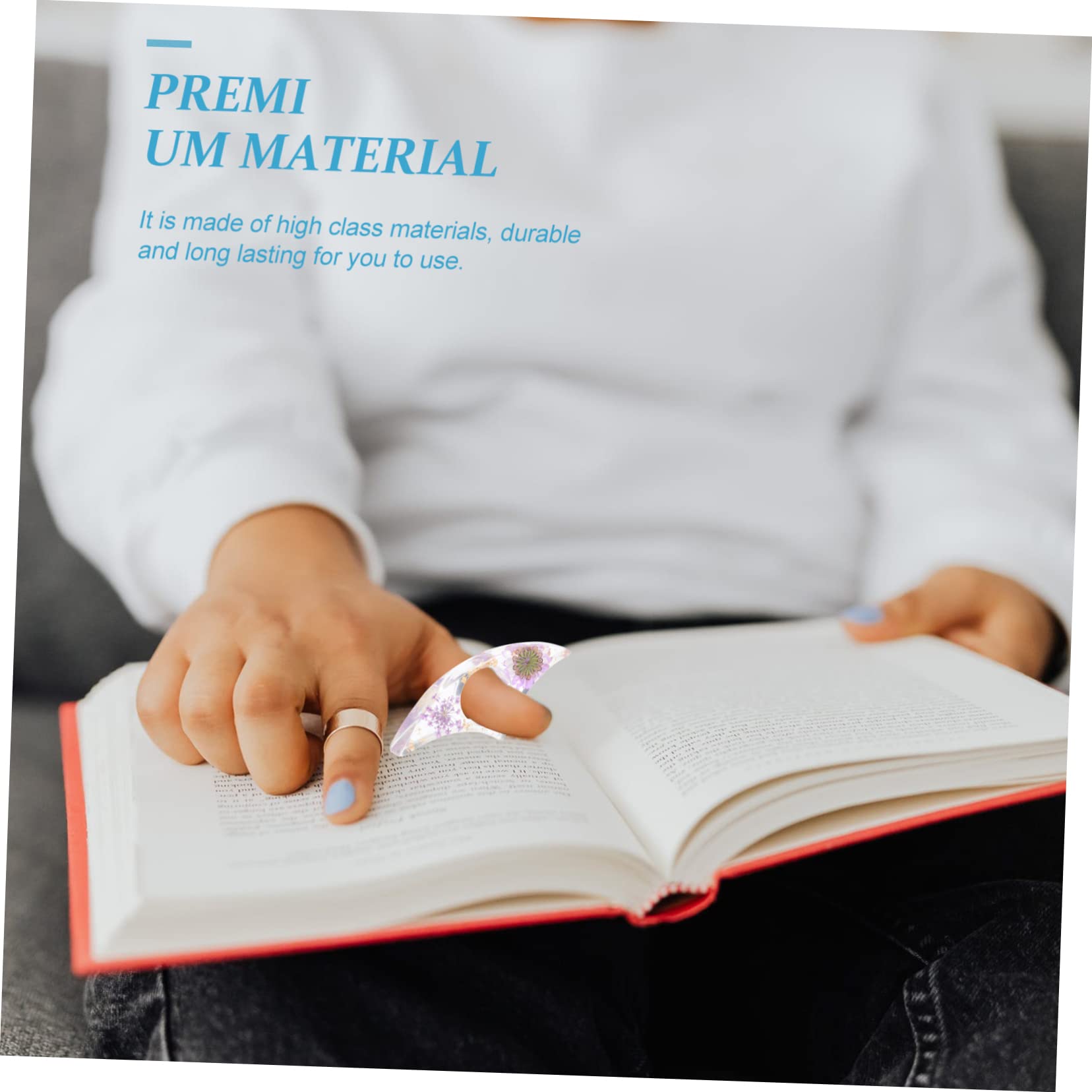 STOBOK 8pezzi Portapagina Per Per Accessori Pratici Per Studenti e Insegnanti e Resistente Per