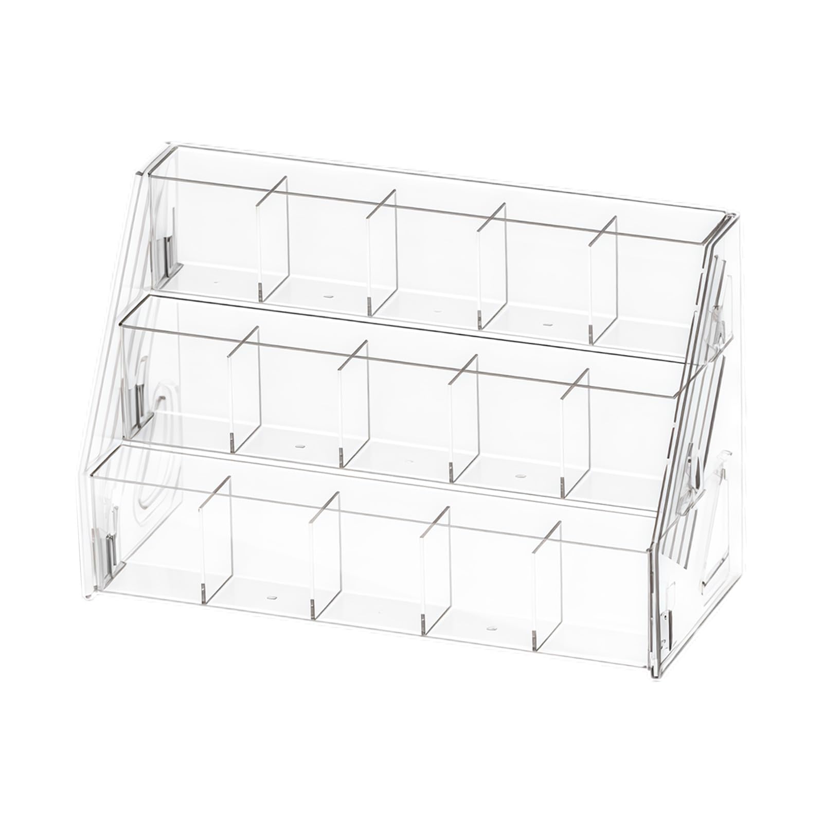 Multi-Layered Collectible Card Stand Clear Acrylic Card Display Stand for Displaying Basketball Baseball Trading Cards Owner