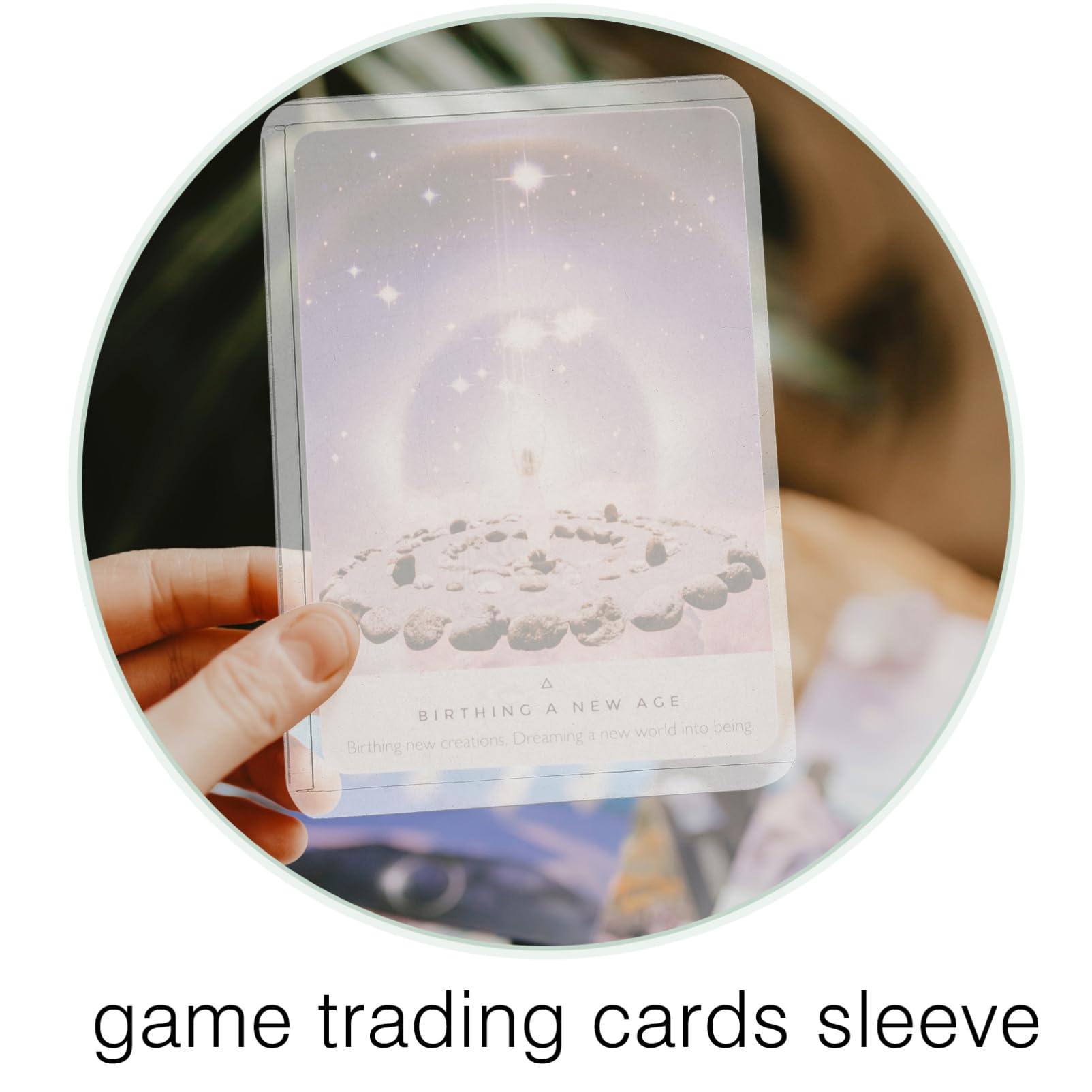 NUOBESTY 5 Set Custodia Protettiva Per Delle Celebrità Copertina Delle Carte Custodie Per Carte Collezionabili Bustine Trasparenti ie Trasparenti Per 20 Pezzi * 5