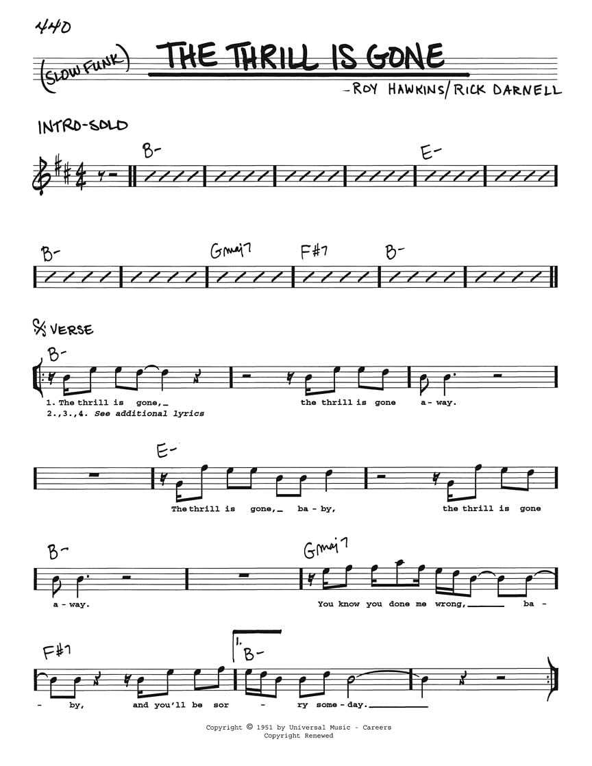 The Real Blues Book: C Instruments
