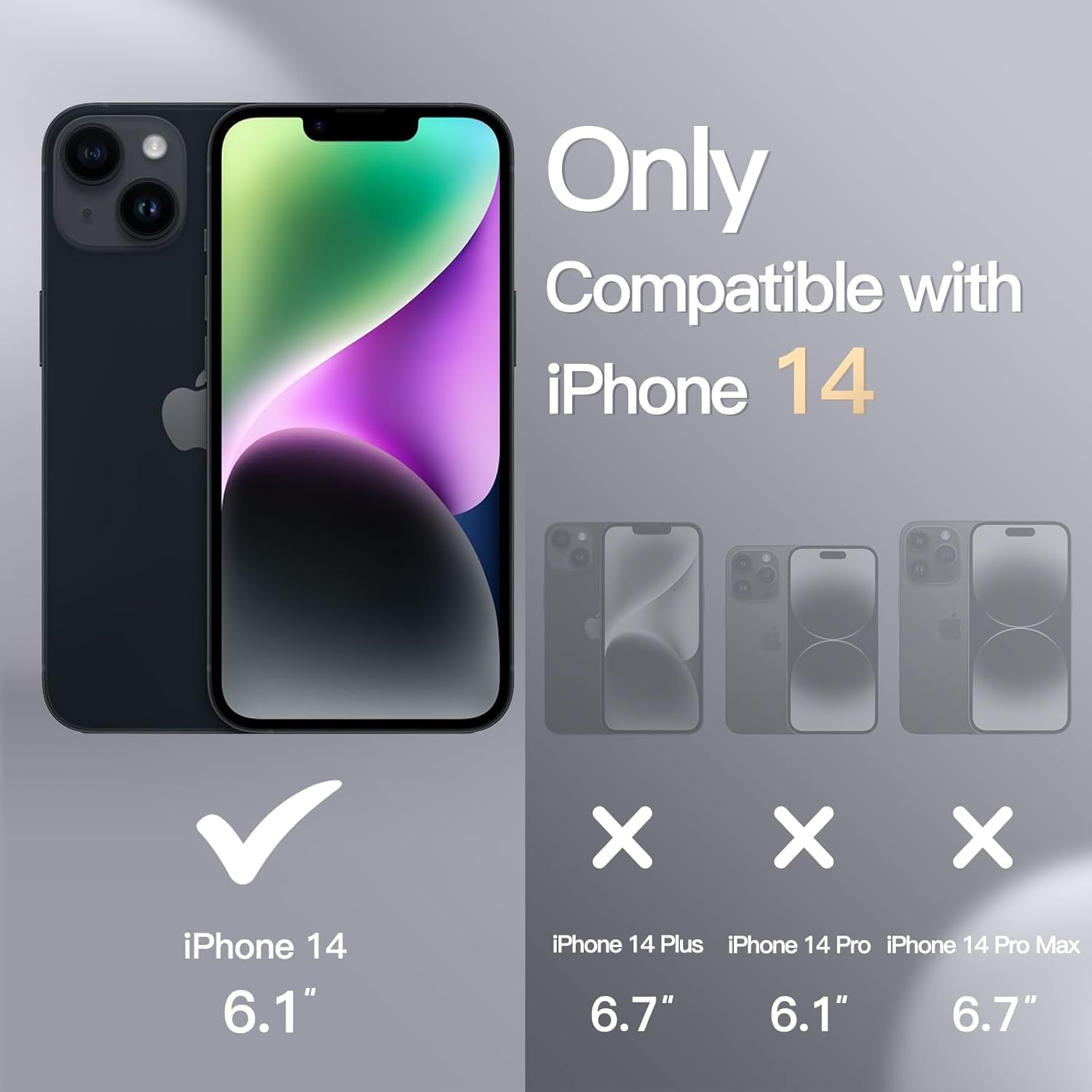 DIZORO iPhone 16 Plus Case with Magnetic Stand -2
