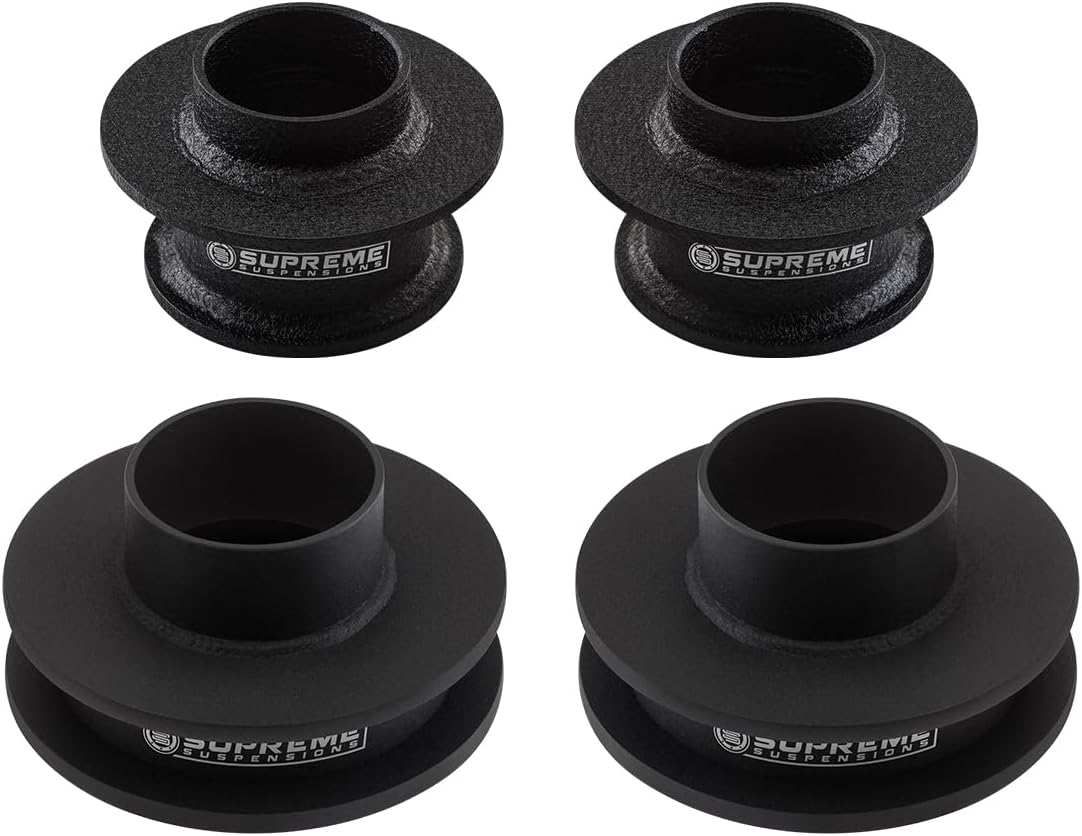 Supreme Suspensions - 2.5" Front + 1.5" Rear Lift Kit for 2009-2018 Dodge Ram 1500 2WD - T6 Billet Aluminum and High Strength Steel Lift Spacers Kit