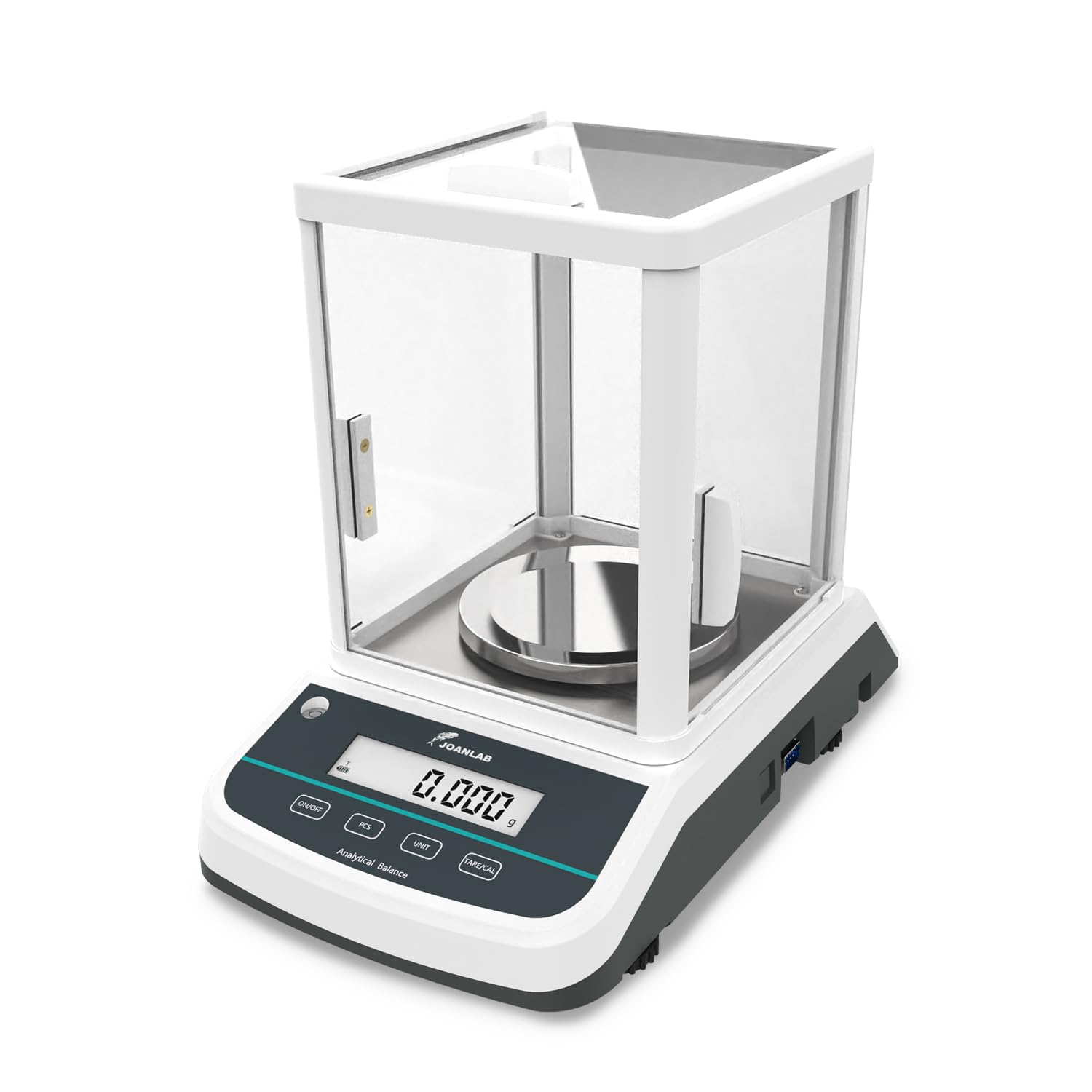 JOANLAB Bilancia Analitica a Doppio Display 200g x 0,001g, Bilancia di Laboratorio Alta Precisione con Calibrazione Esterna, LCD Retroilluminato per Laboratorio, Gioielleria & Farmacia(200g x 0,001g)