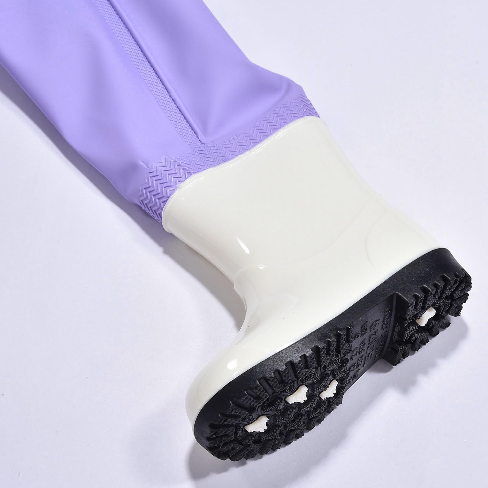 Générique Waders pour Enfants Garçons et Filles Water Cuissardes de Poitrine Pêche Jeunesse avec Poche Réglable Pantalon de Pluie Imperméable avec Bottes Parfait pour La Pêche