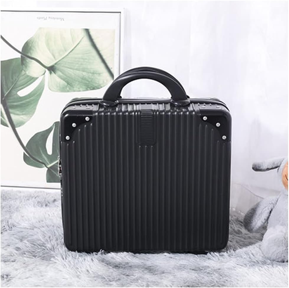 File Organizer Bags, Travel Document Organizer, Safe Accessories, Document Safe Portable Travel Home Organizer Bag for Laptop, Files, Certificates, Gifts for Him, Black (Color : Black)