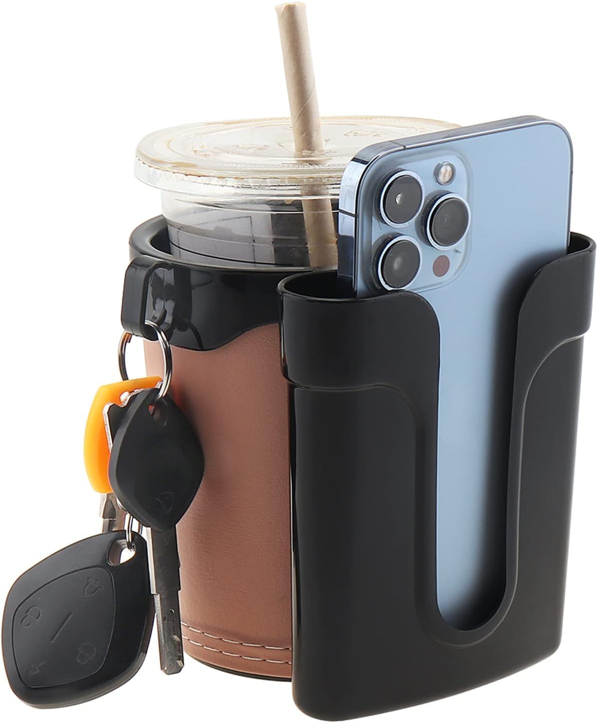 Tobefore Bike Cup Holder Bike Water Bottle Holder Handlebar with Cell