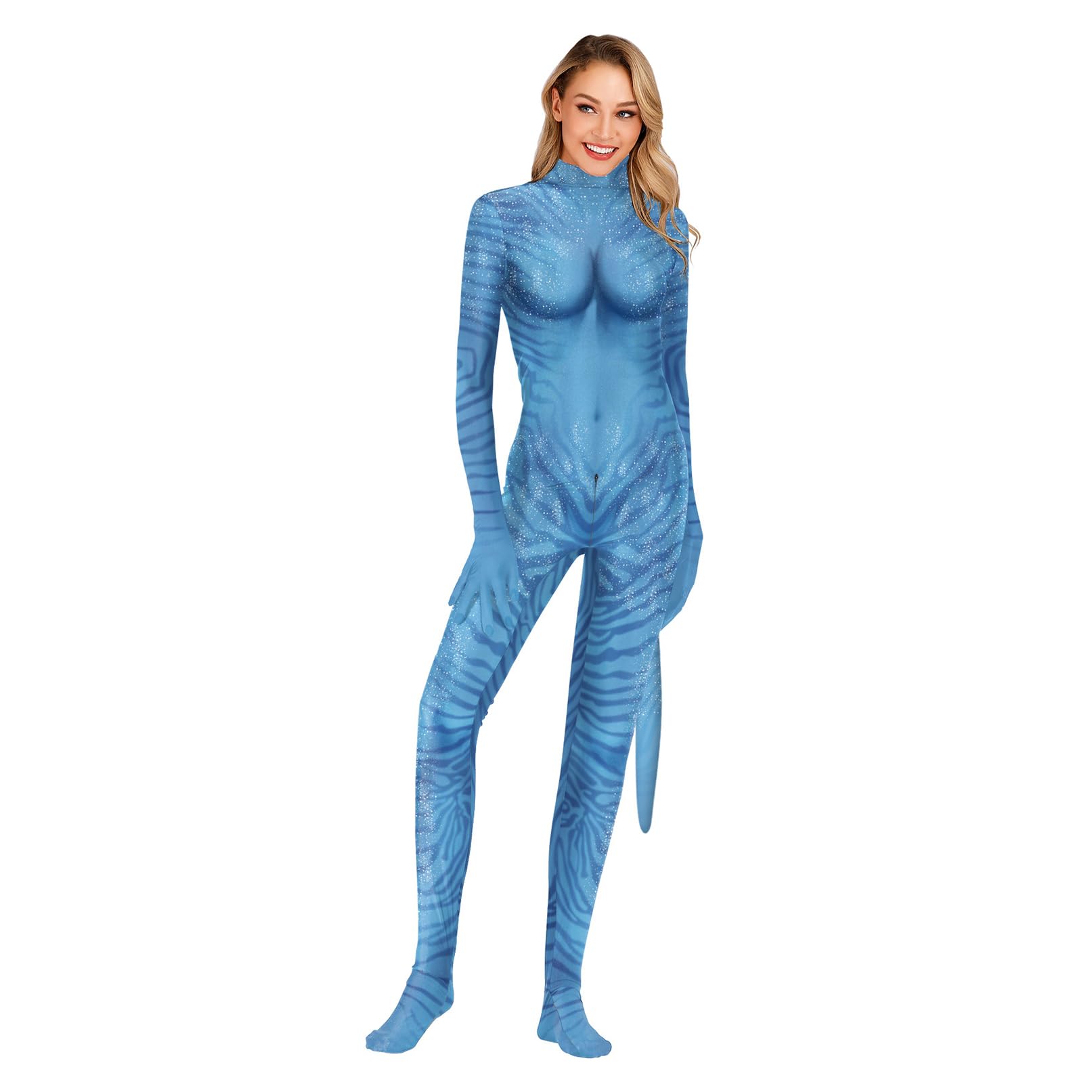Tuta da donna Omaticaya Principessa Neytiri Cosplay Halloween Performance Body Costume