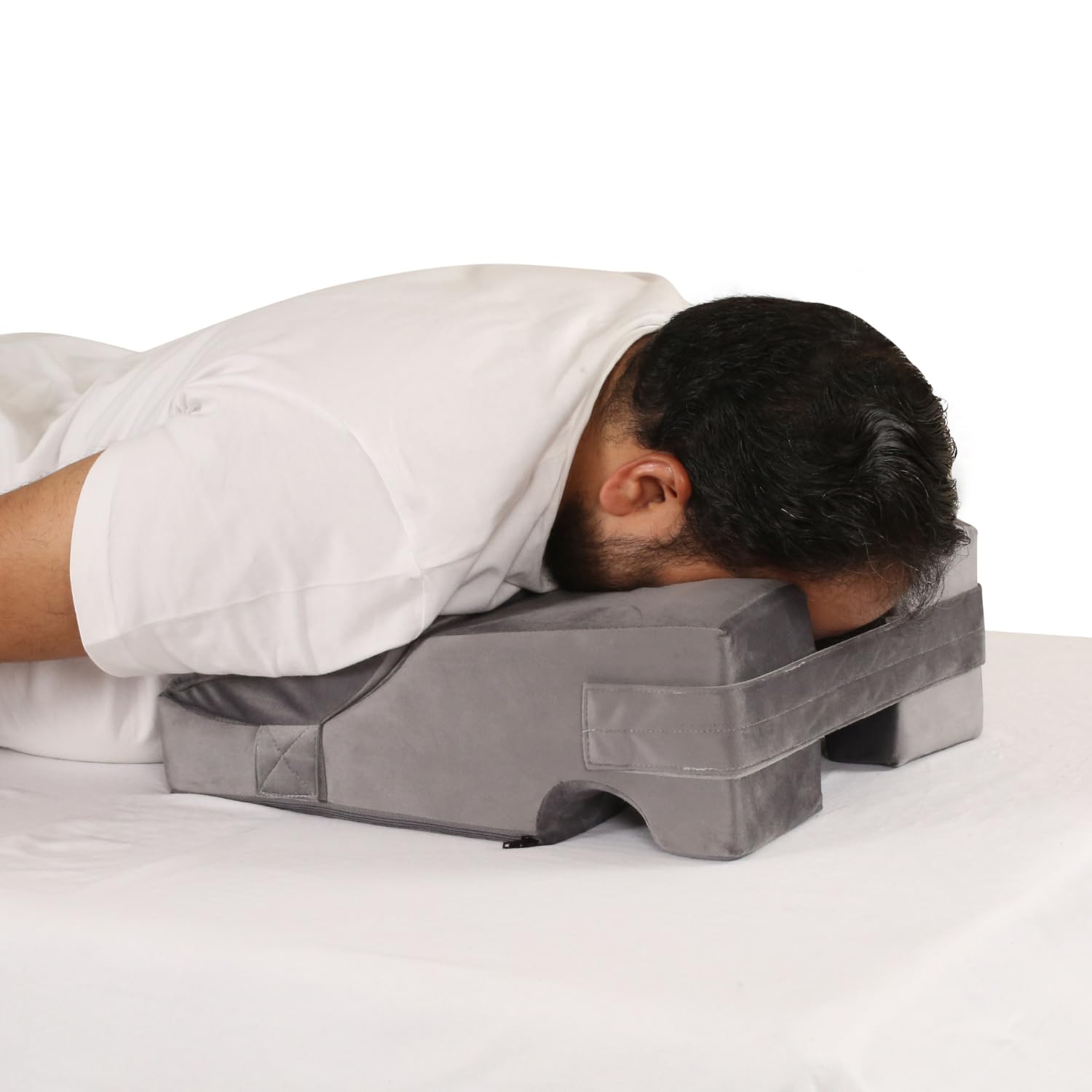 Face Down Prone Pillow for After Eye Surgery, Helps in Retinal Detachment Muscular Hole & Vitrectomy Recovery, Ideal for Massage & Prone Sleeping Cushions Visit The Store-picture-13