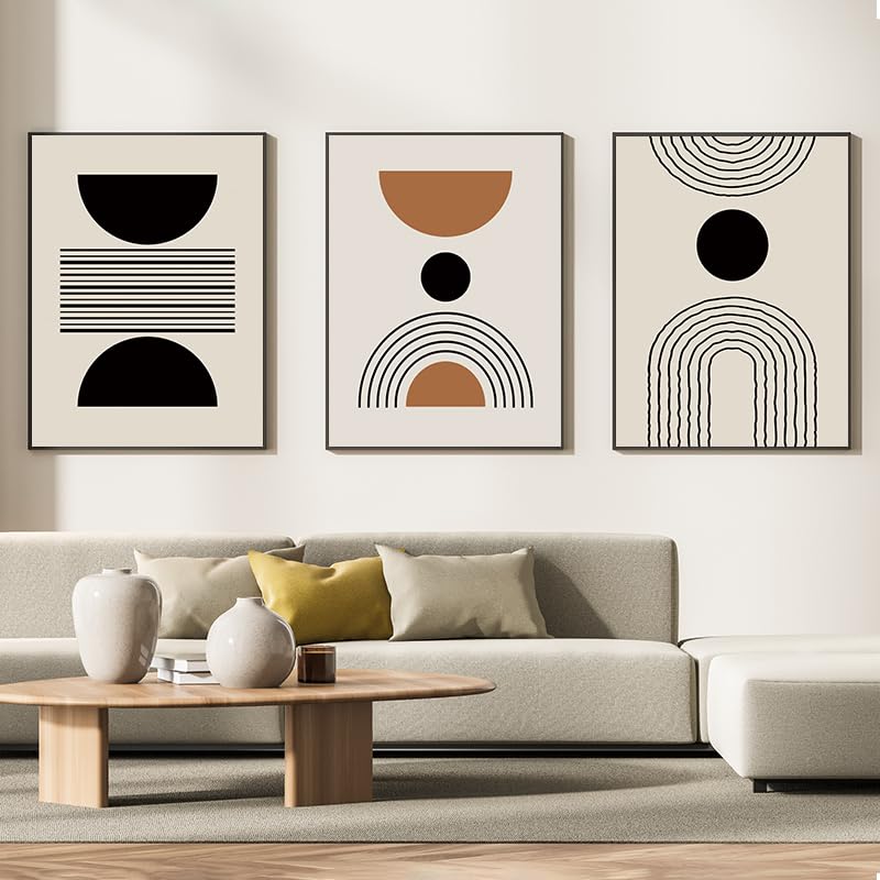 WADBTP Bohemian Style Poster Set, Modern Bedroom Living Room Background Wall Decoration Poster - Image 2