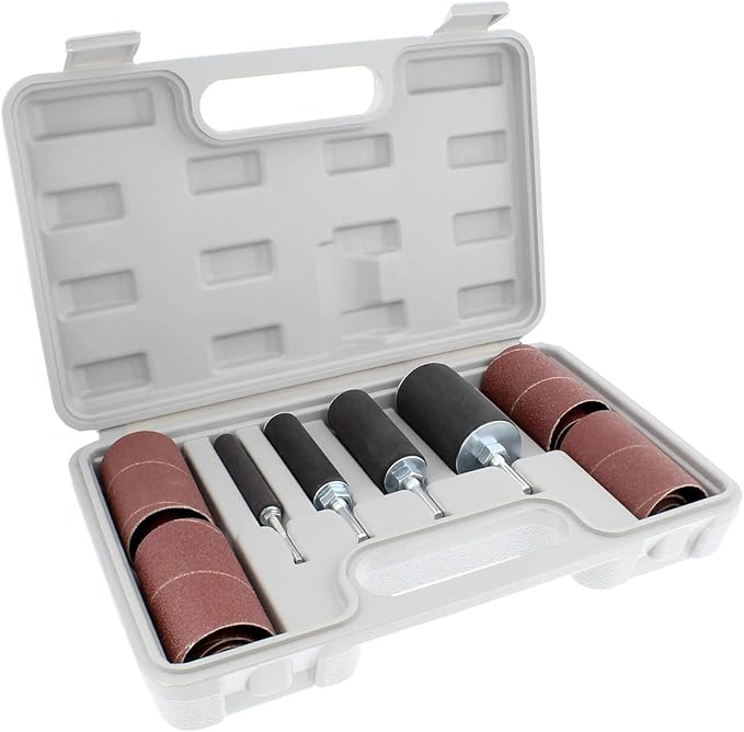 ABN Drum Sanding Kit 20Pc Sanding Drum for Electric Drill Press Drum