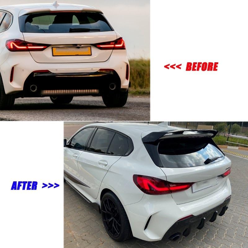 リアウイング リアスポイラー Mパフォーマンススタイル グロスブラック Amazon | 車リヤスポイラー 車 用M パフォーマンススタイルリアルーフ