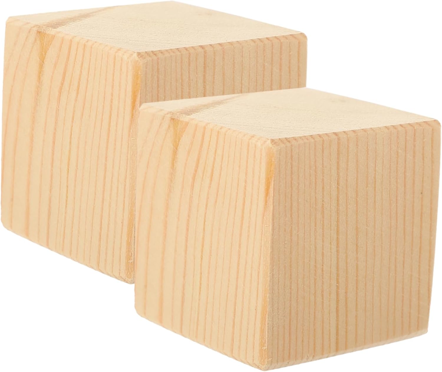 2pcs Heavy-Duty Bed Risers Adjustable Furniture Risers for Couch Sofa and Chair Anti-Skid Wooden Lift Blocks for Elevating Beds and Tables