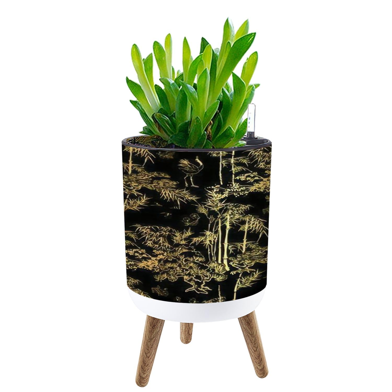 Amazon.com: Planter with Stand bamboo bird crane tree