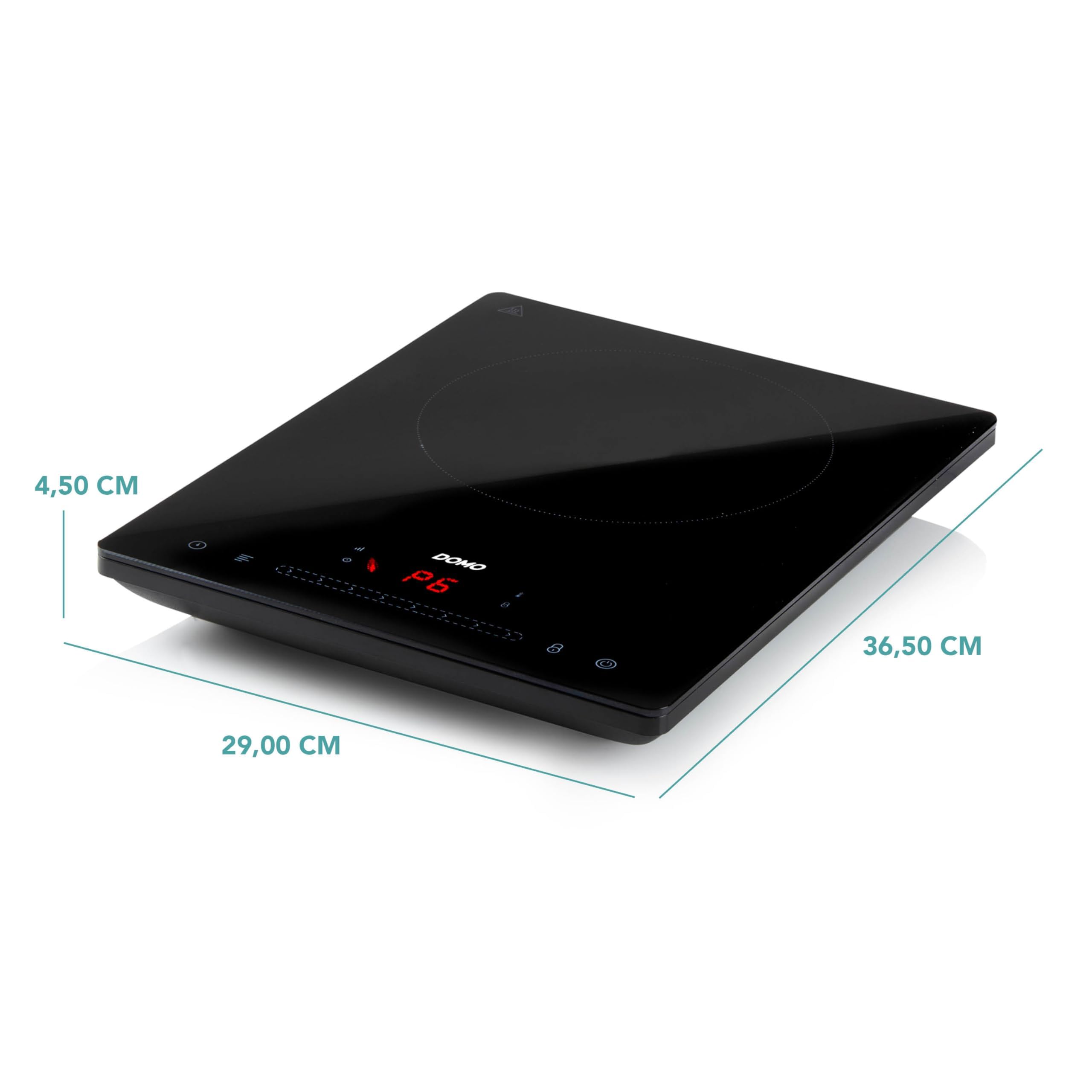 Domo DO332IP hob Black Countertop Zone induction hob 1 zone(s)