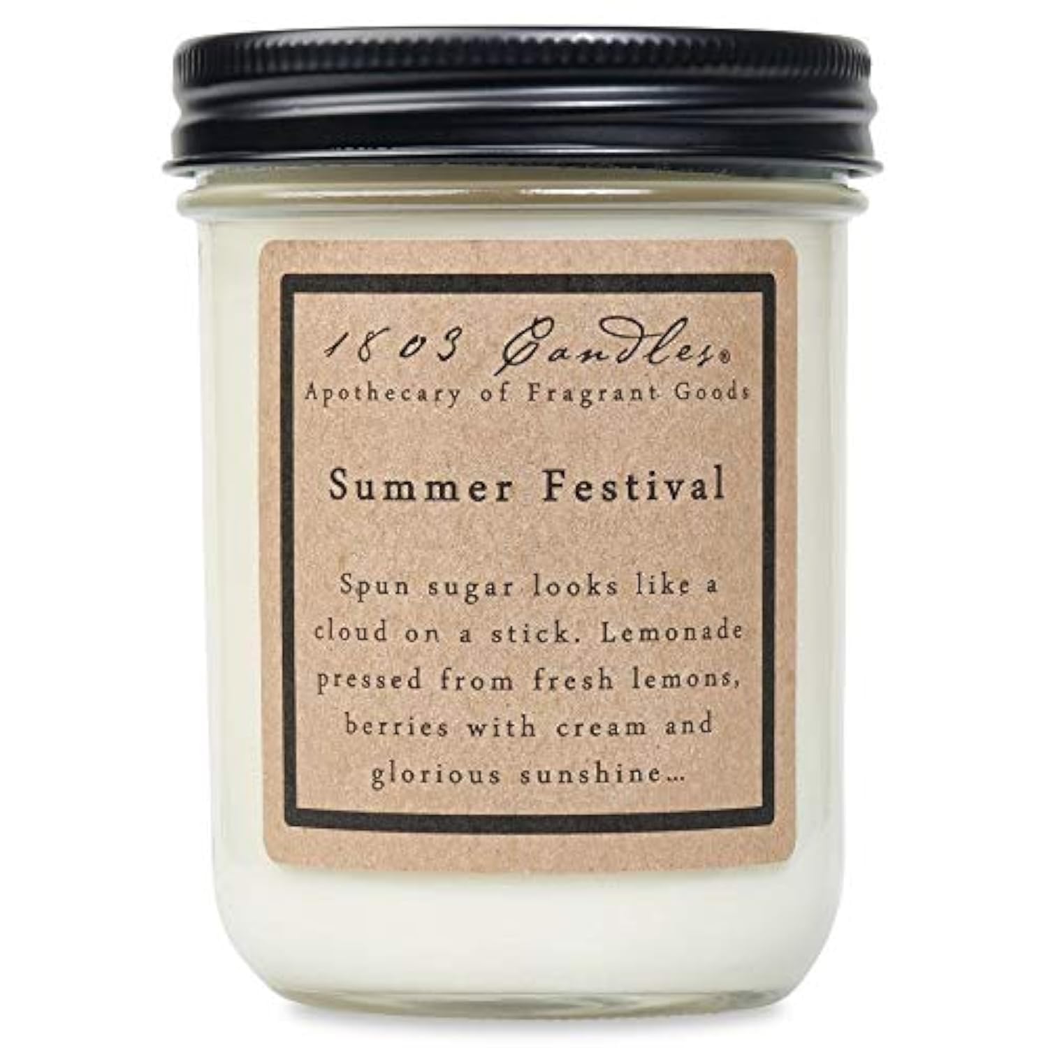 14 oz. Jar Soy Candles - (Summer Festival)