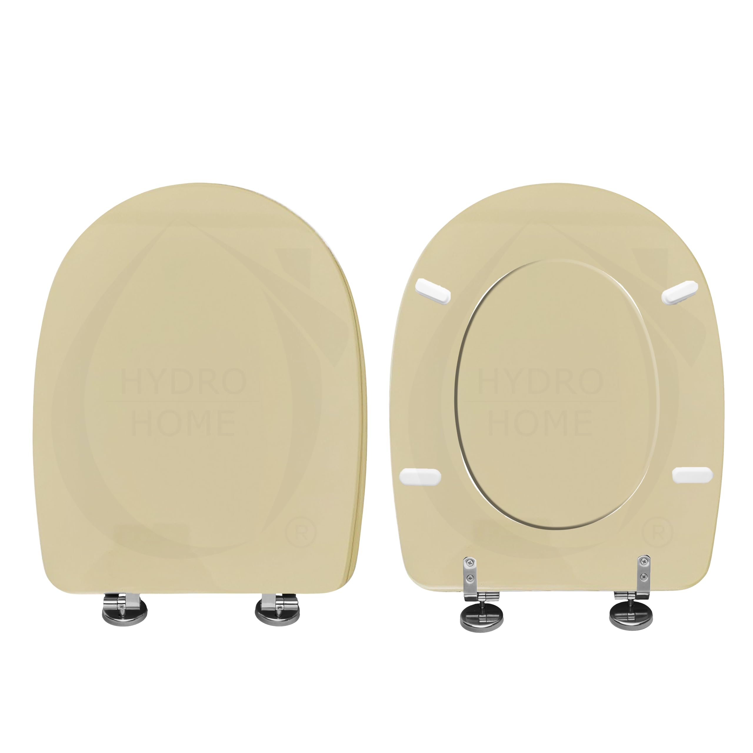 HYDRO HOME Copriwater Aretusa Cesame, In Legno Rivestito Di Resina Poliestere Colore CHAMPAGNE, MADE IN ITALY