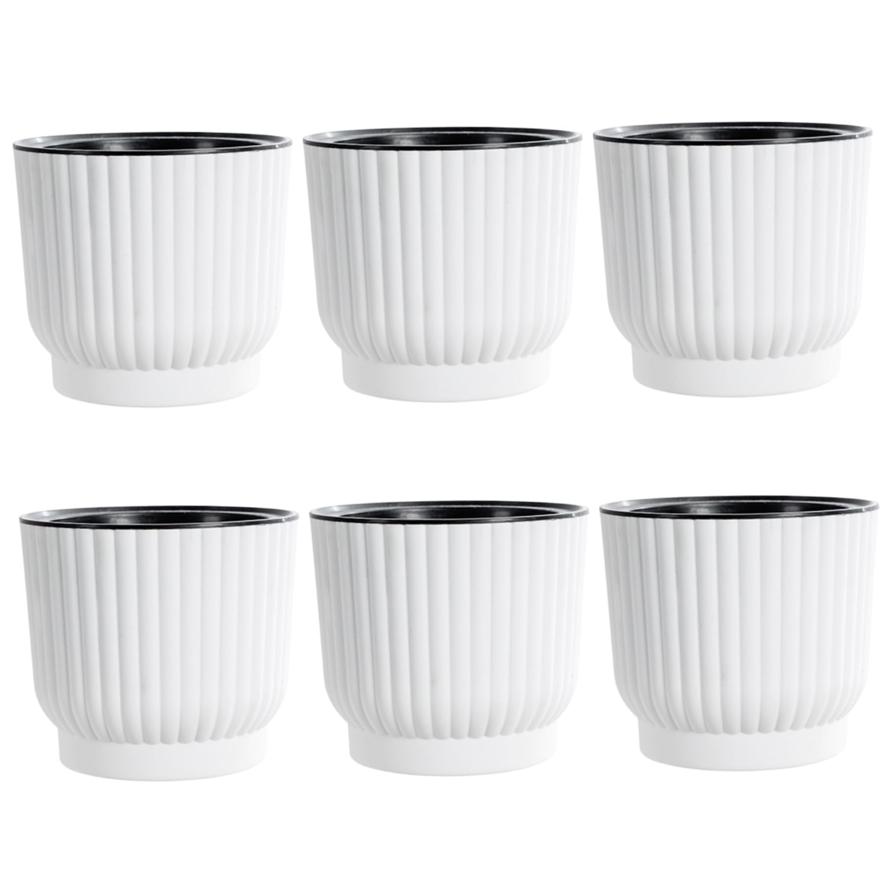 Pot de fleurs à arrosage automatique plastique 6 pouces pour violettes