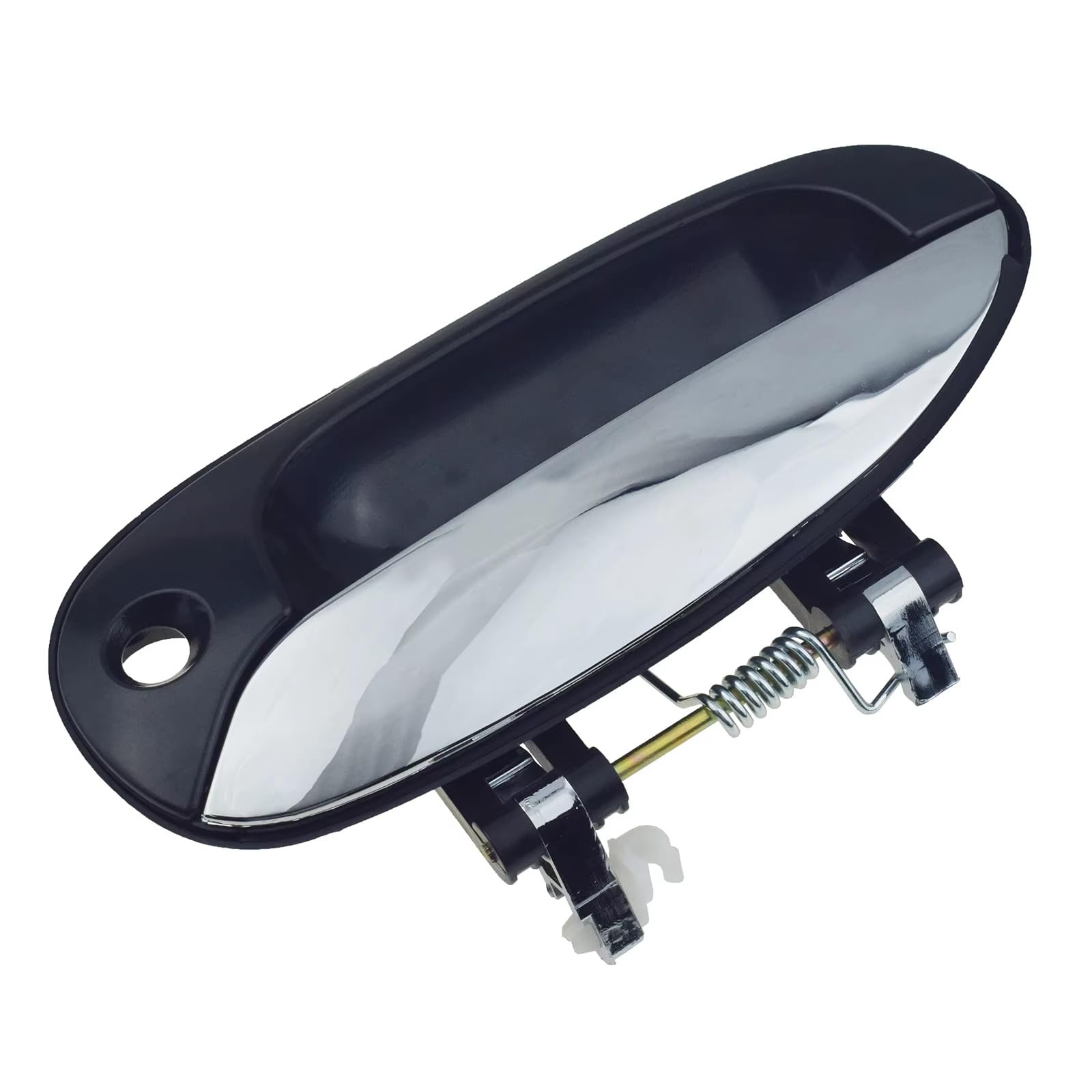 OHKYLSD Door Handle Outside Chrome Door Handle 0K2FB-58410 0K2FB-59410 0K2FB-72410 0K2FB-73410 for Kia for Carens 2002 2003 2004 2005 2006 Replacement Handles