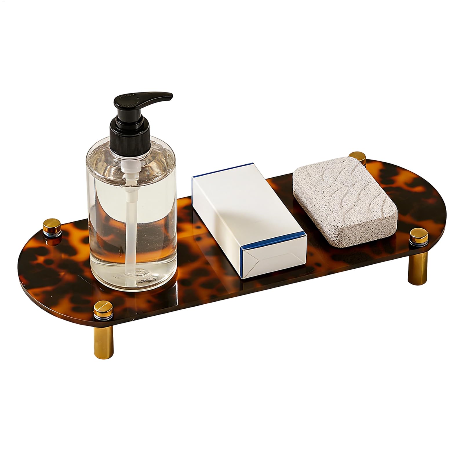 Bandeja para encimera de baño ideal para organizar cosméticos junto al fregadero