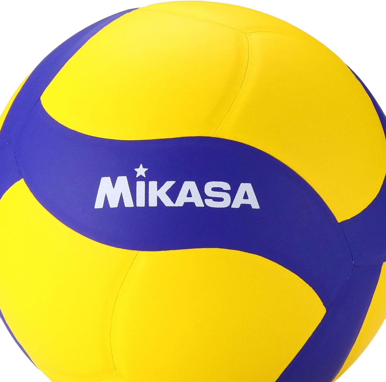 Generico MIKASA Pallone Volley Allenamento V330W, Unisex Adulto, Blu/Giallo, 5