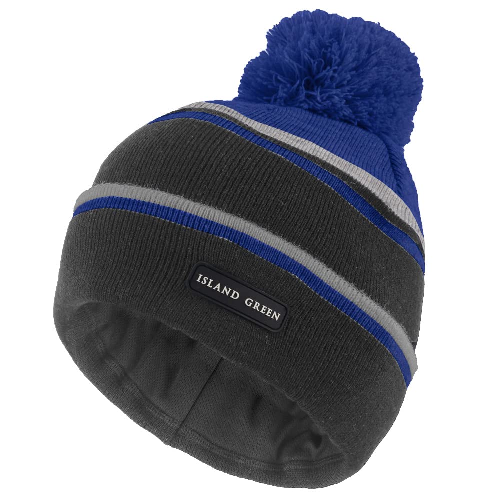 GORRO DE POMPON DE MAPACHE CAPOGIRO MARRON