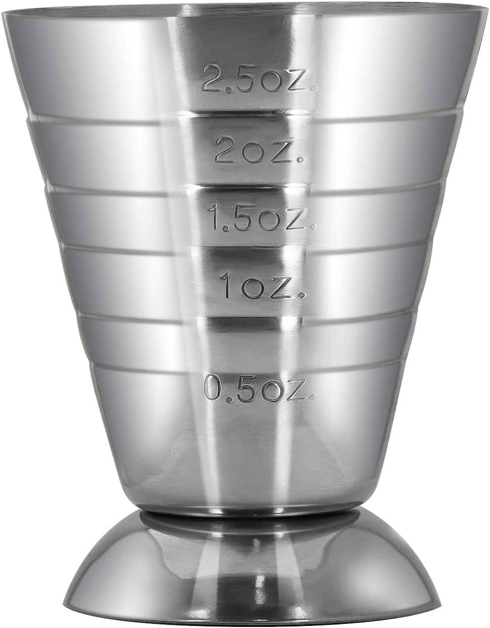 1PC Stainless Steel Measuring Cup 2.5oz/5Tbsp/75ml,Jigger 2.5oz/5Tbsp/75ml,Cocktail Jiggers,Standard Jigger,Bartender's toolsKitchen tools (Silver)