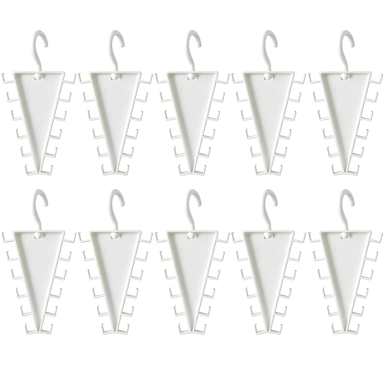 V Shaped Sided Hanger, V-Shaped Double-Sided Closet Organizer Hanger (10pcs)