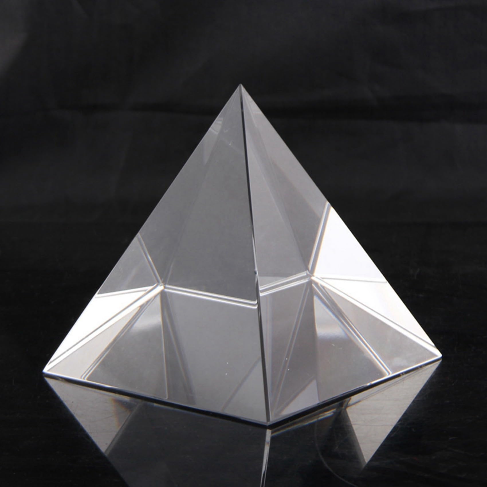 Ficher Piramide in vetro ottico a prisma, 6 pezzi, 40 mm, rettangolare, poliedro adatto per esperimenti didattici