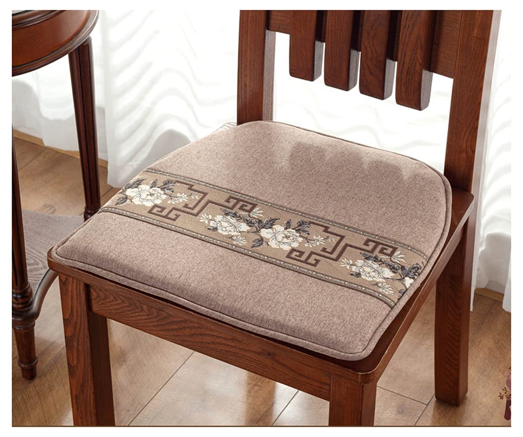 Coussin de chaise pour salle à manger en velours doux tapis de siège intérieur
