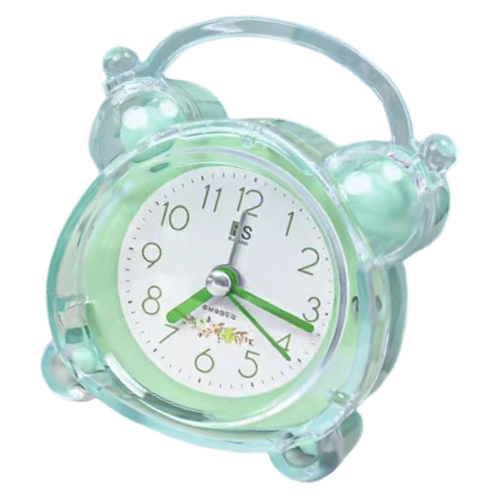 HDOYTXXM Cartoon Alarm Clock for Children Quiet Movements LED Night Light Bedroom Decorations ABS Decorations Quiet Children Bedsides Clock with LED