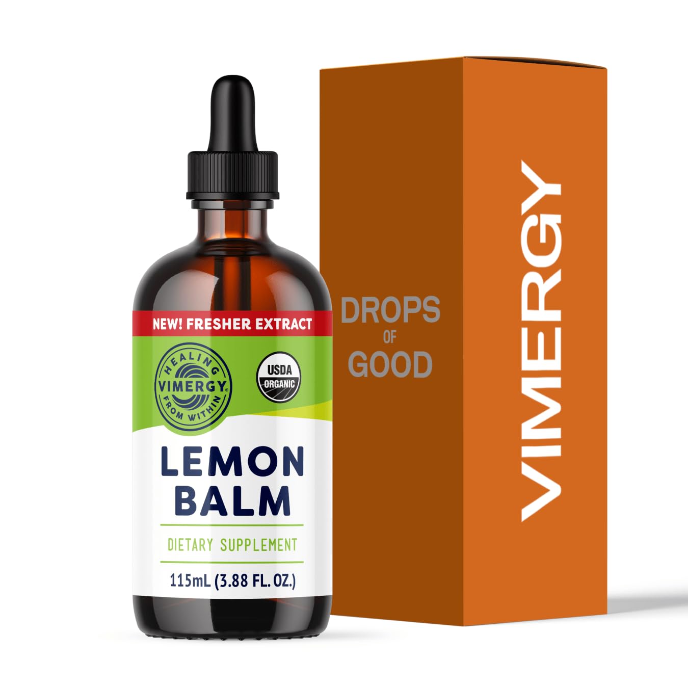 Vimergy USDA Organic Lemon Balm 10:1 (115 ml)