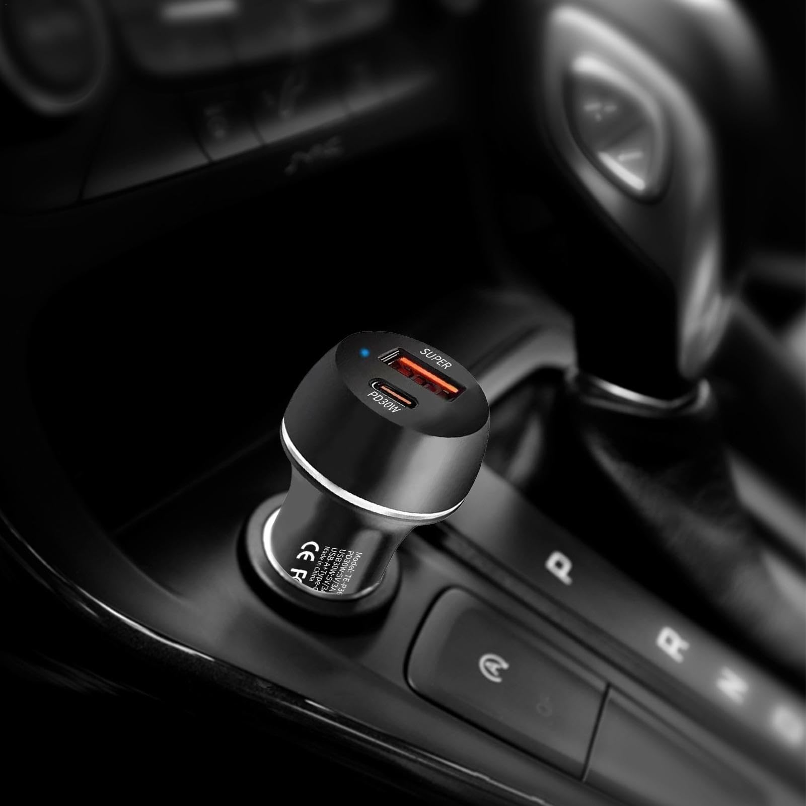 Caricabatterie rapido per auto, caricabatterie per telefono per auto