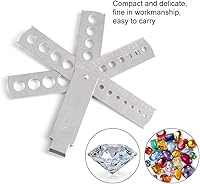 Vista 2 de Herramienta de medición de gemas, herramienta de joyería, accesorio de equipo de joyería, medidor de gemas, herramienta de medición de piedra