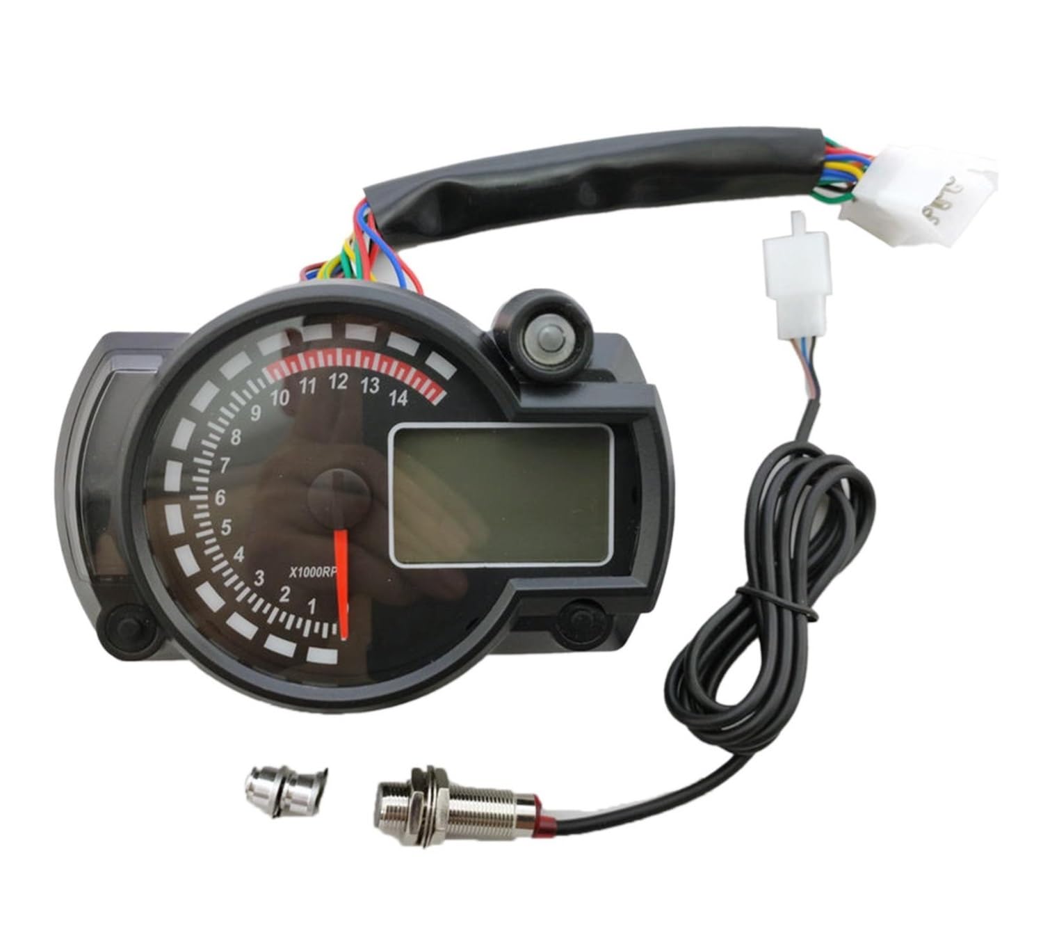 Moto contamiglia Parti Per Motociclette Tachimetro Contachilometri Digitale Cruscotto Retroilluminato Pannello Strumenti Accessori Per KOSO RX 2N