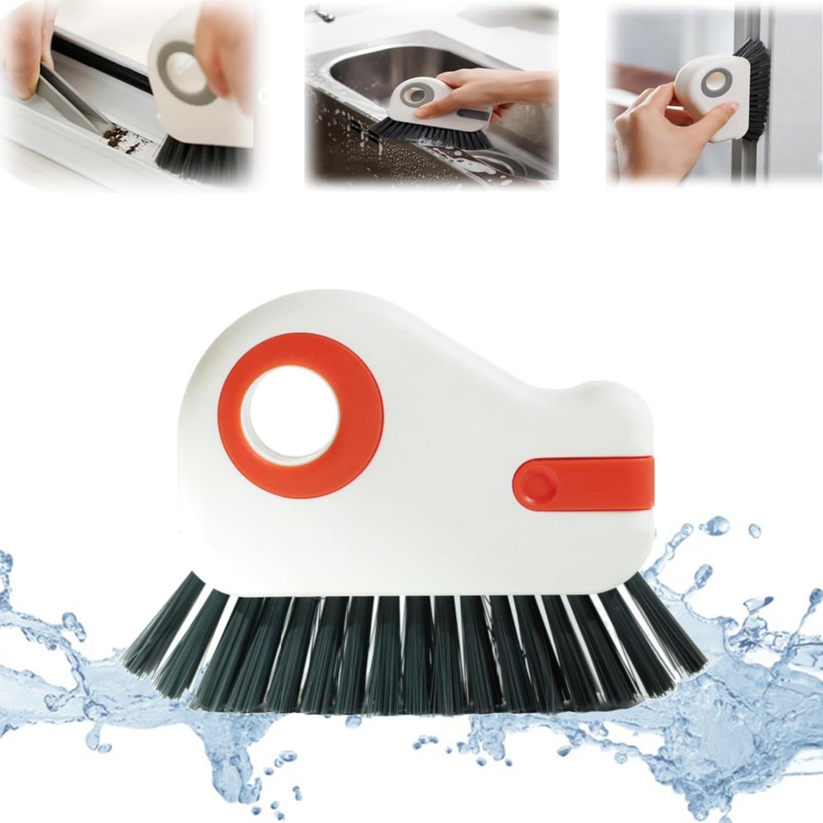 Lot De 2 Brosses De Nettoyage 2 En 1 Pour Rainures Et Rainures - Outils De Nettoyage